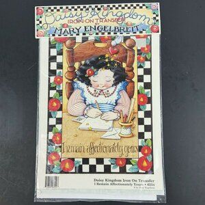Mary Engelbreit Daisy Kingdom Iron-On Transfer Affectionally Yours 6554 NEW